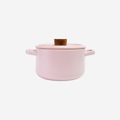 Table Matters - Vintage 3.5L Ceramic Cook Pot (Pastel Pink)