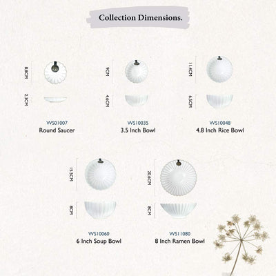 Table Matters - Bundle Deal - White Scallop 5PCS Teatime Set