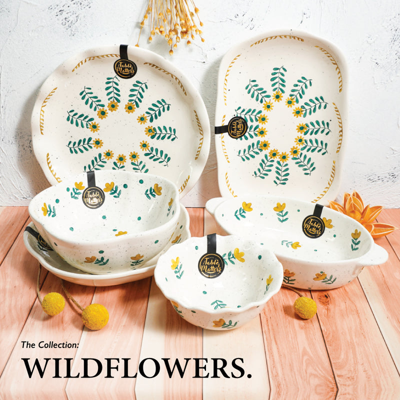 Table Matters - Wildflowers - 8.5 inch Baking Dish with Handles
