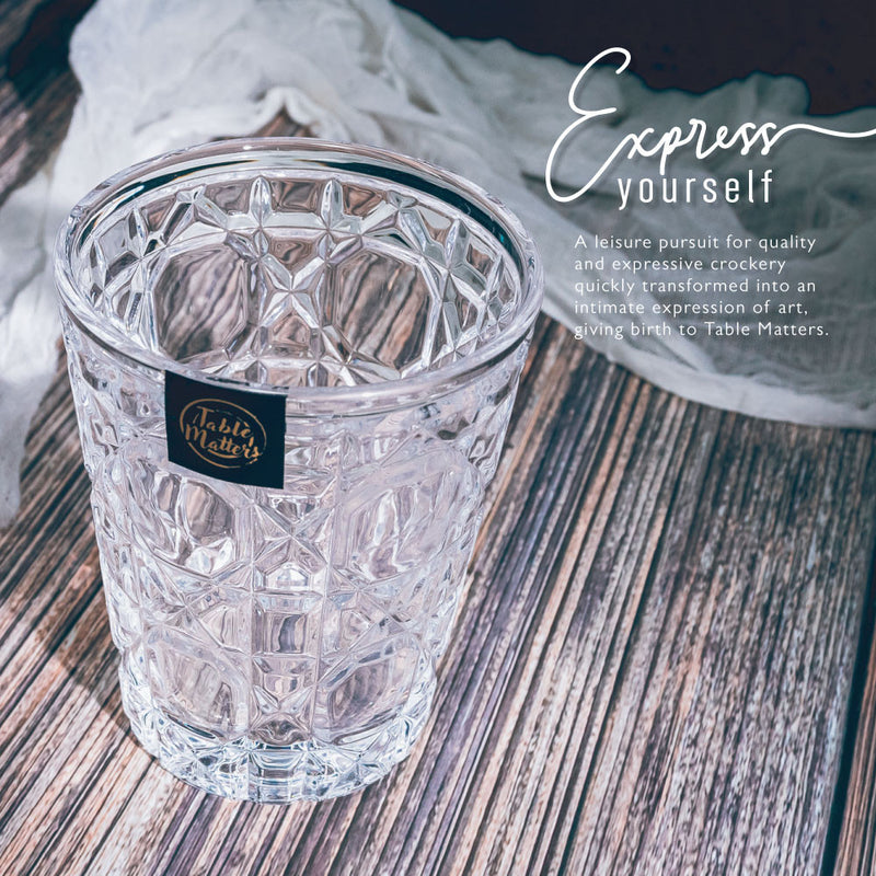 Table Matters - TAIKYU Rhombus Whiskey Glass - 310ml